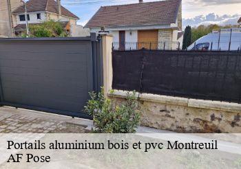 Portails aluminium bois et pvc  93100