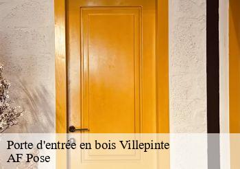 Porte d'entrée en bois  93420