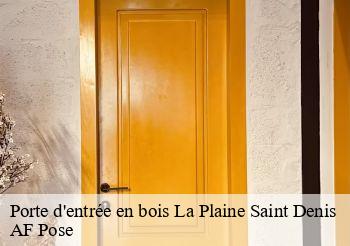 Porte d'entrée en bois  93210